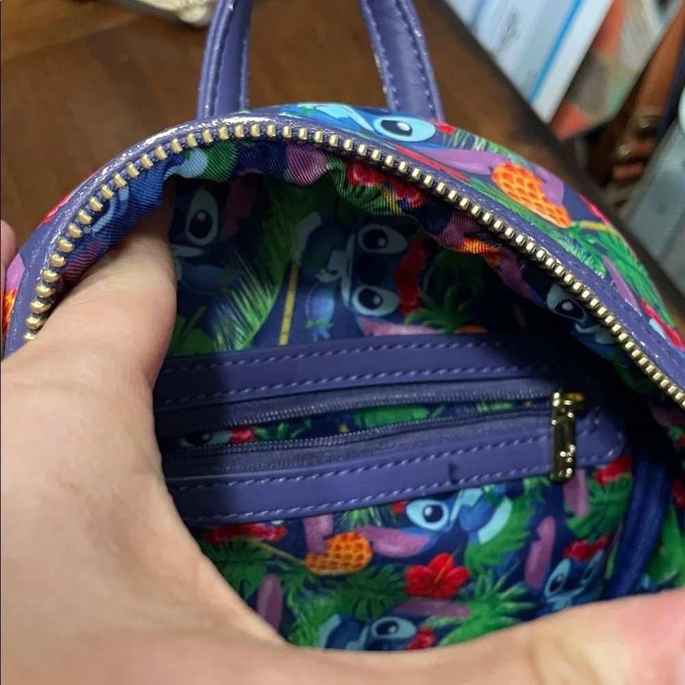 LILO & Stitch Disney Loungefly Backpack - Blue and Green